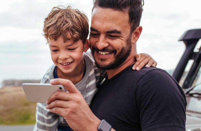 talking over the phone while on a trip