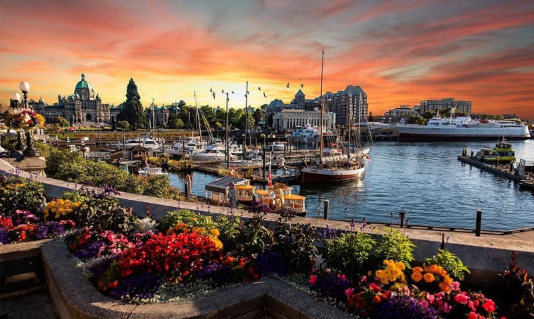 British Colombia Victoria bay