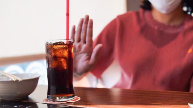 avoid carbonated drinks