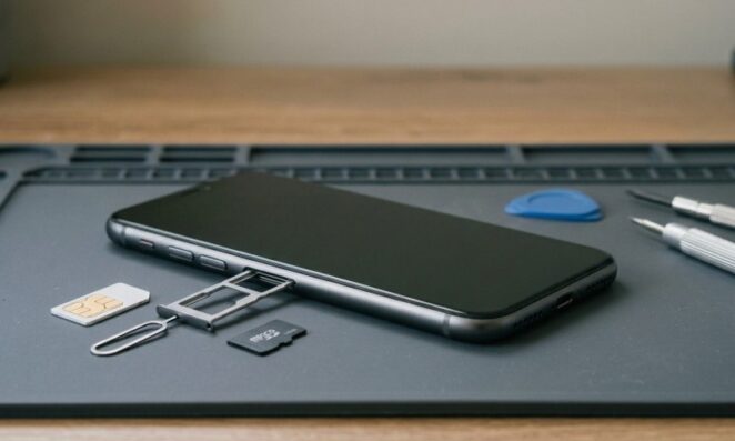 remove SIM card before repair